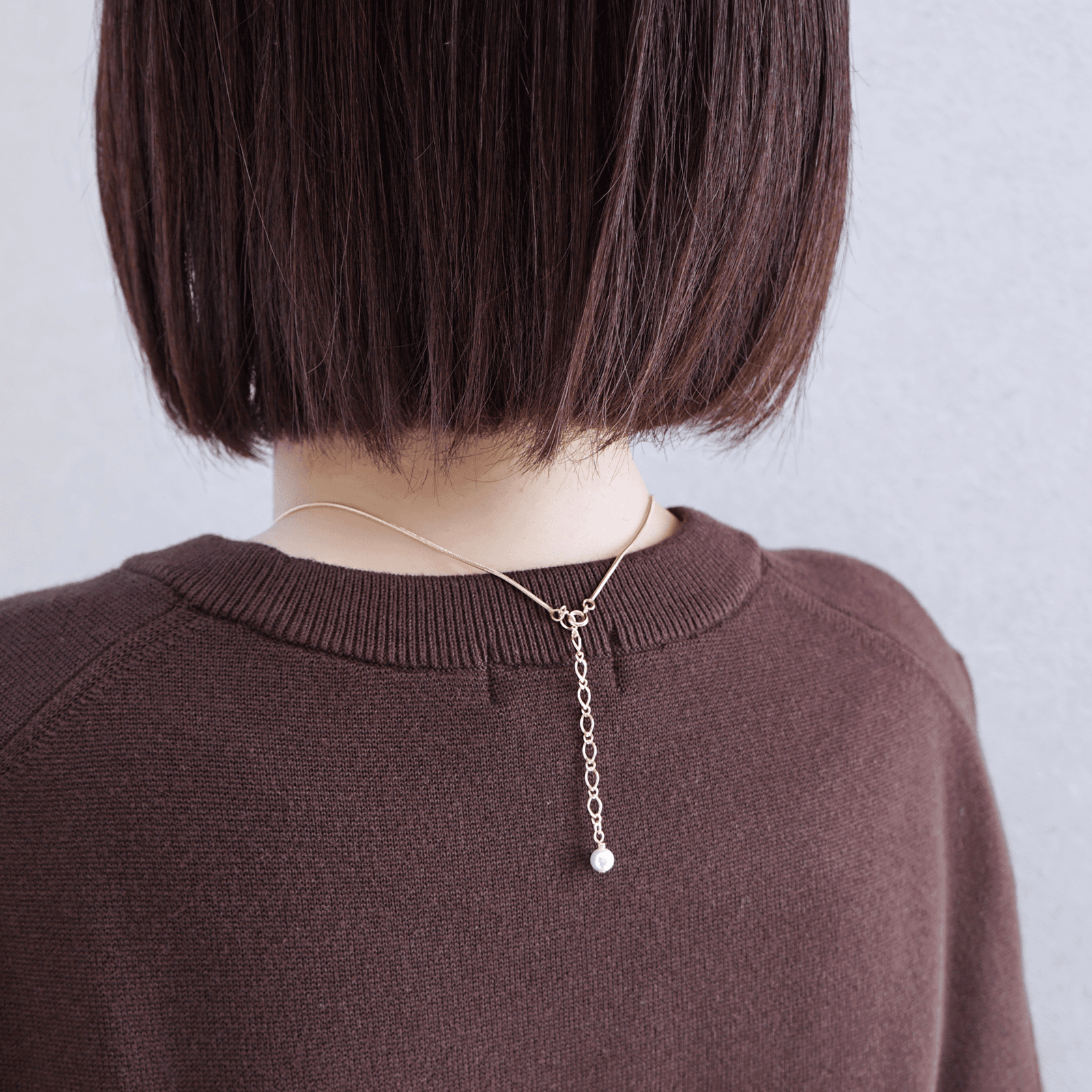 【卒入学/フォーマル】首元すっきりオーバルパールのネックレス「ArcLane」【母の日】 | 7枚目